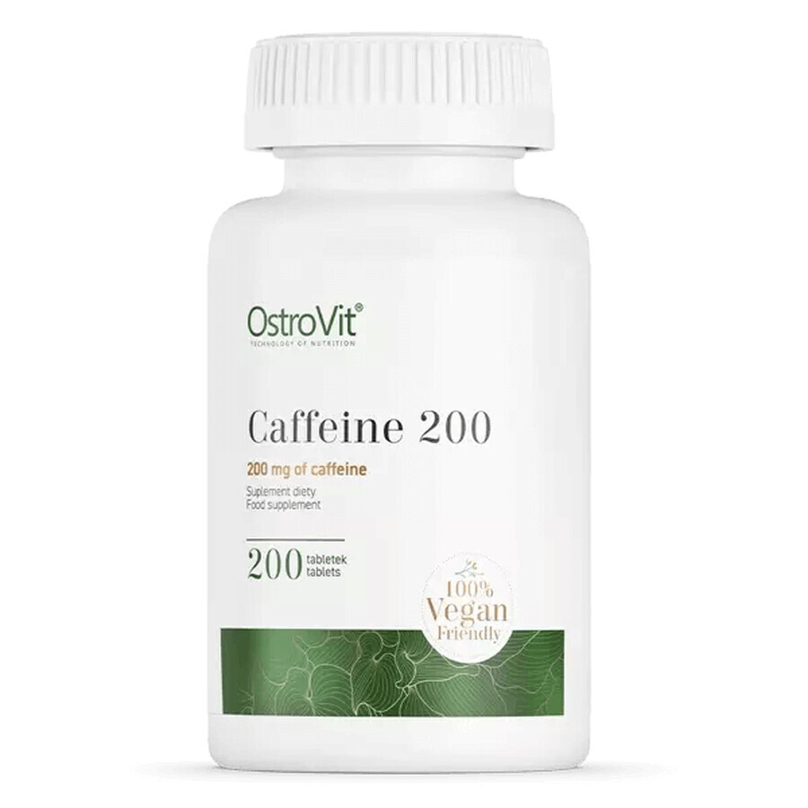 OstroVit Caffeine 200, caffeine 200 mg, 200 tablets