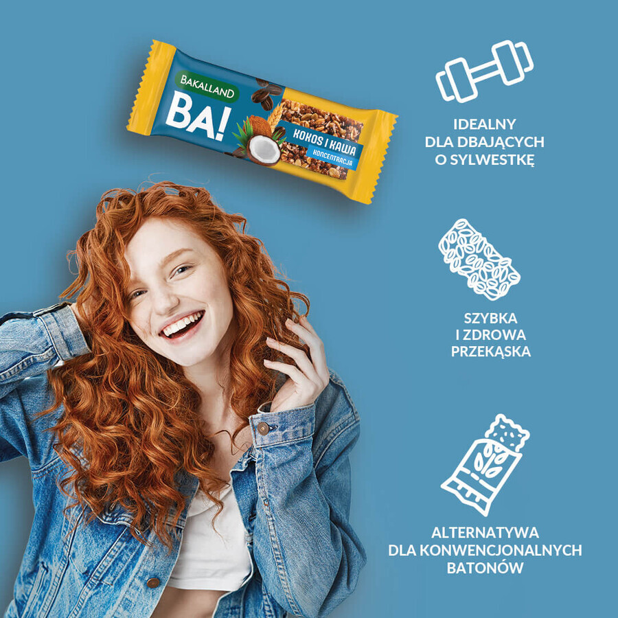 Bakalland BA! Graanreep, kokos en koffie, geconcentreerd, 35 g