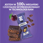 BeRAW! Energie, energiereep, pruim, pure chocolade, 40 g