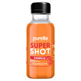 Purella Superfoods SuperShot Energy, flat drink, ginger + guarana, 100 ml