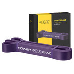 4Fizjo Power Band, banda de resistencia para ejercicios, morada, 17-26 kg