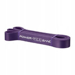 4Fizjo Power Band, banda de resistencia para ejercicios, morada, 17-26 kg