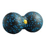 4Fizjo, EEP massage ball, double, black and blue, 8 cm