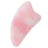 Gua Sha steen voor gezichtsmassage in roze kwarts, Meloni Care