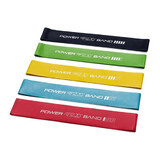 4Fizjo Mini Band, exercise resistance band set, 5 pieces