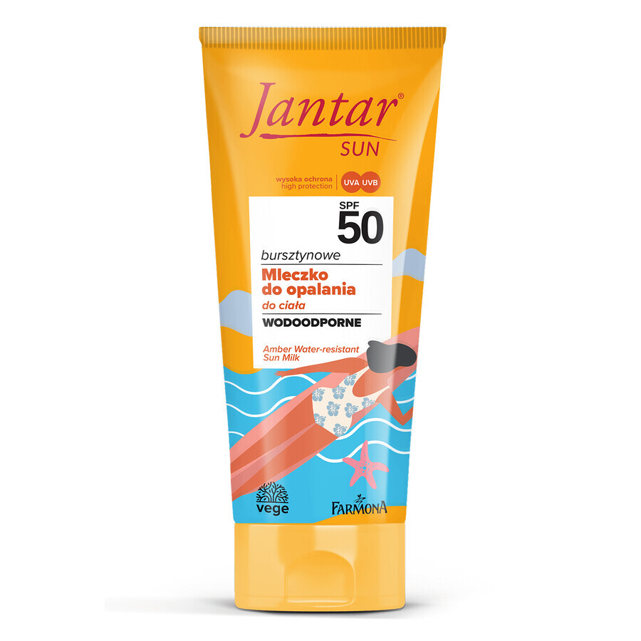 Farmona Jantar Sun Amber Water Resistant Sun Lotion SPF 50 200ml