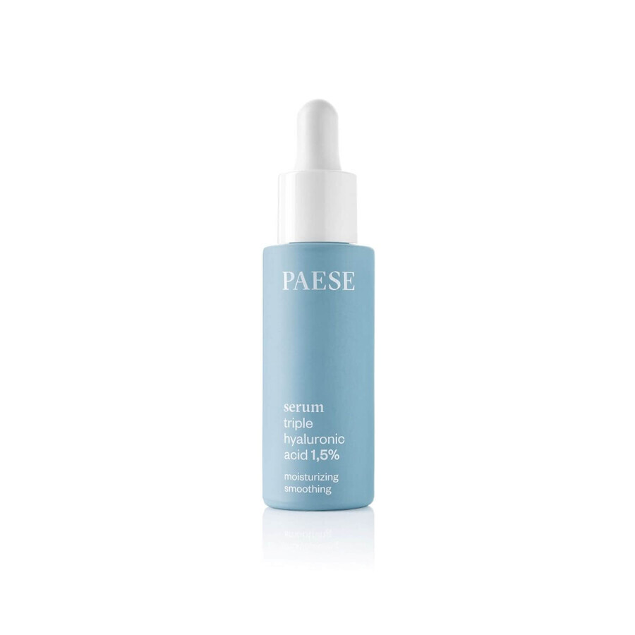 Paese, hydraterend serum met drievoudig hyaluronzuur 1.5%, 30 ml