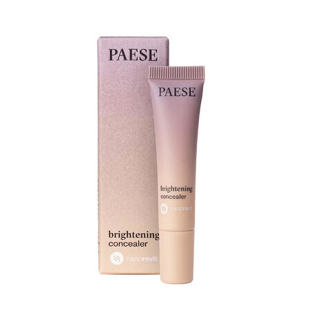 Paese Nanorevit, corrector iluminador, 02 beige natural, 8,5 ml