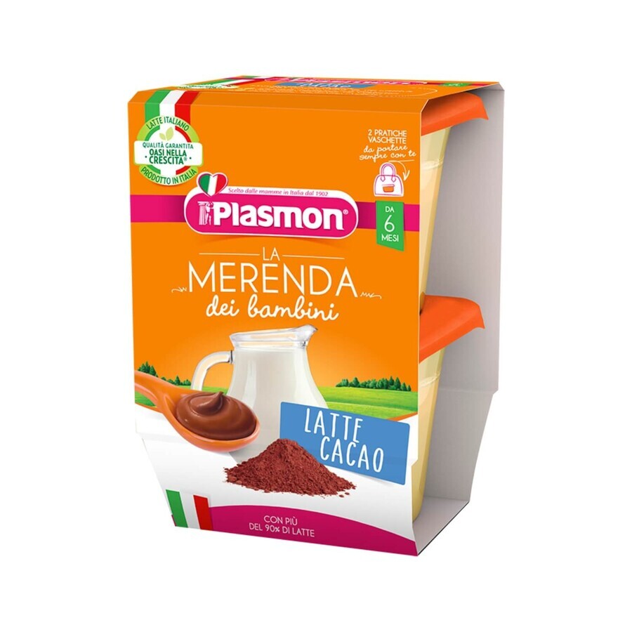 Plasmon Melk dessert, biscuit, na 6 maanden, 2 x 120 g