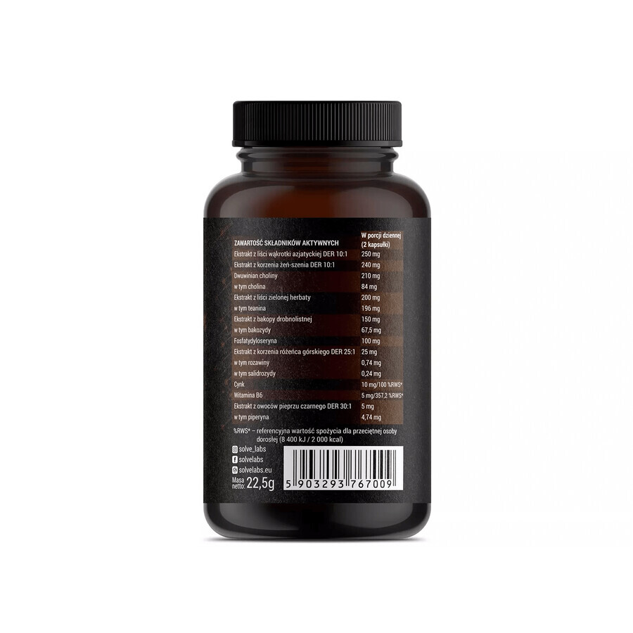 Solve Labs Brain Tech Cognition, 60 capsules