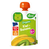 Deva Organic Bio fruit mousse in a tube, kiwi and banana, after 6 months, 90 g