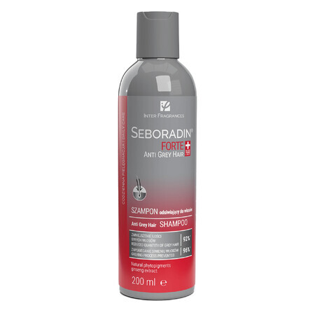 Seboradin Forte, anti gray hair, anti gray hair shampoo, 200 ml