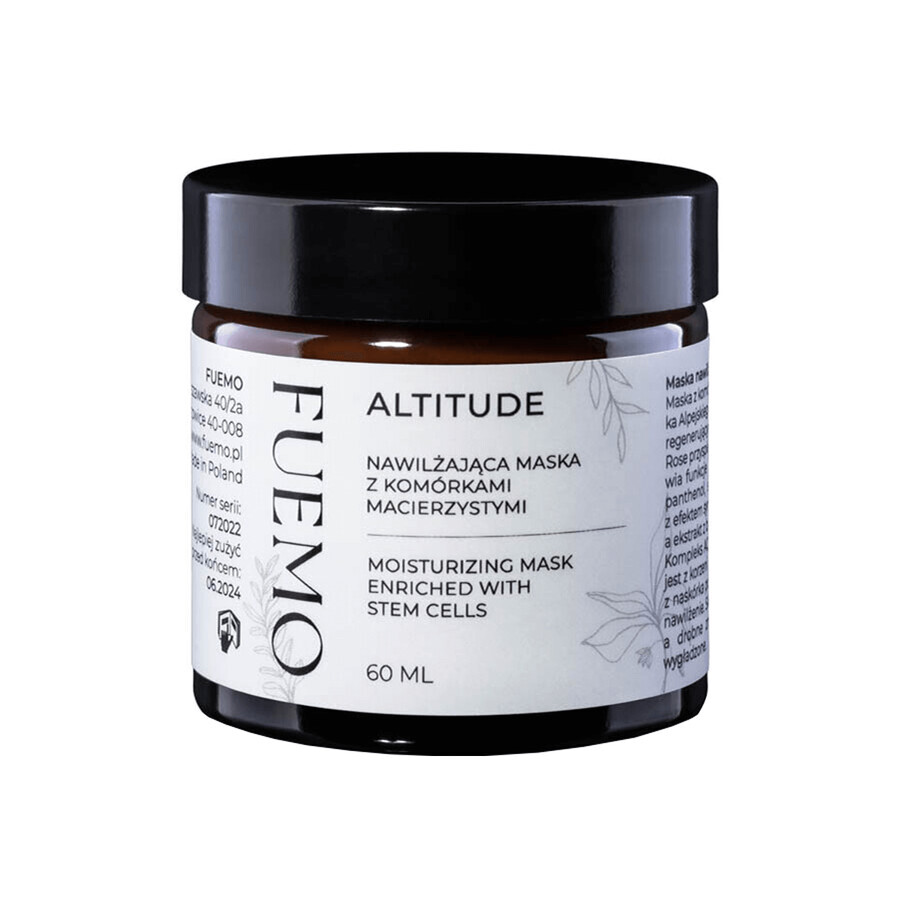 Fuemo Altitude, moisturizing mask with stem cells, 60 ml