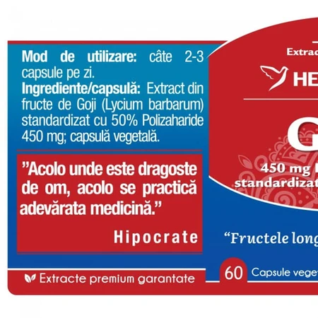 Herbagetica Goji x 60 stuks