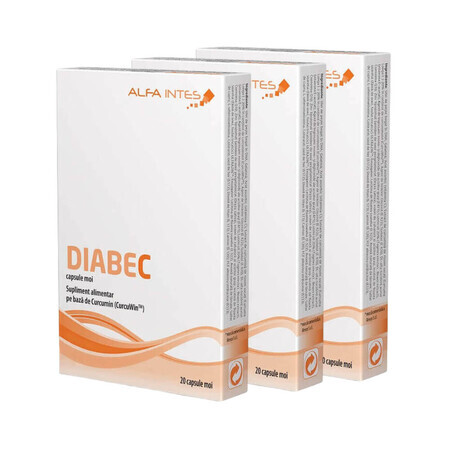 Diabec, 3x20 gélules, Alfa Intes