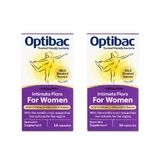 Probioticum voor de vaginale flora, 2 x 30 capsules, Optibac