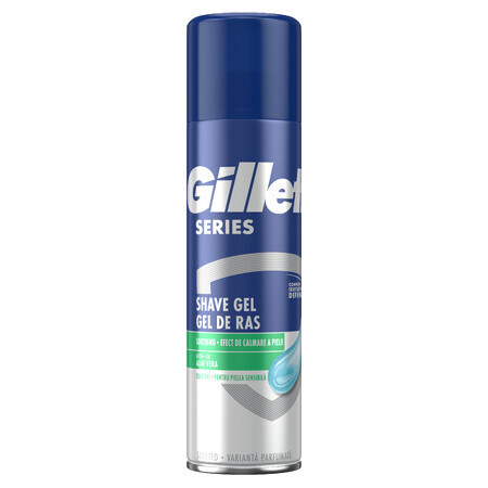 Gel da barba lenitivo all'aloe vera, 200 ml, Gillette