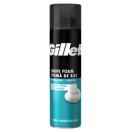 Shaving foam for sensitive skin Sensitive Classic, 200 ml, Gillette