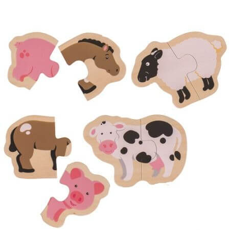 Puzzle animaux de la ferme, BigJigs