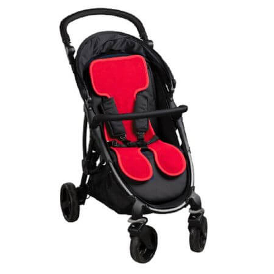 Bescherming tegen transpiratie voor kinderwagen, 3D Mesh Rood, Air Cuddle