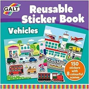 My sticker book, Vehicles, +3 years, Galt