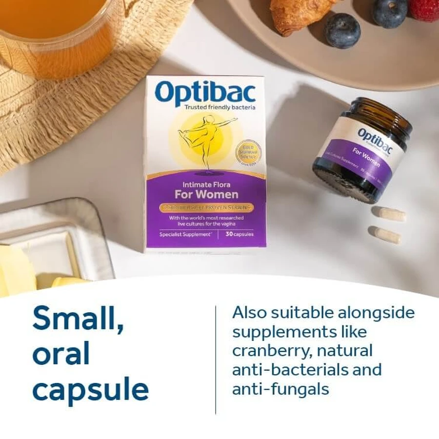 Probiotico per la flora vaginale, 30 capsule, Optibac