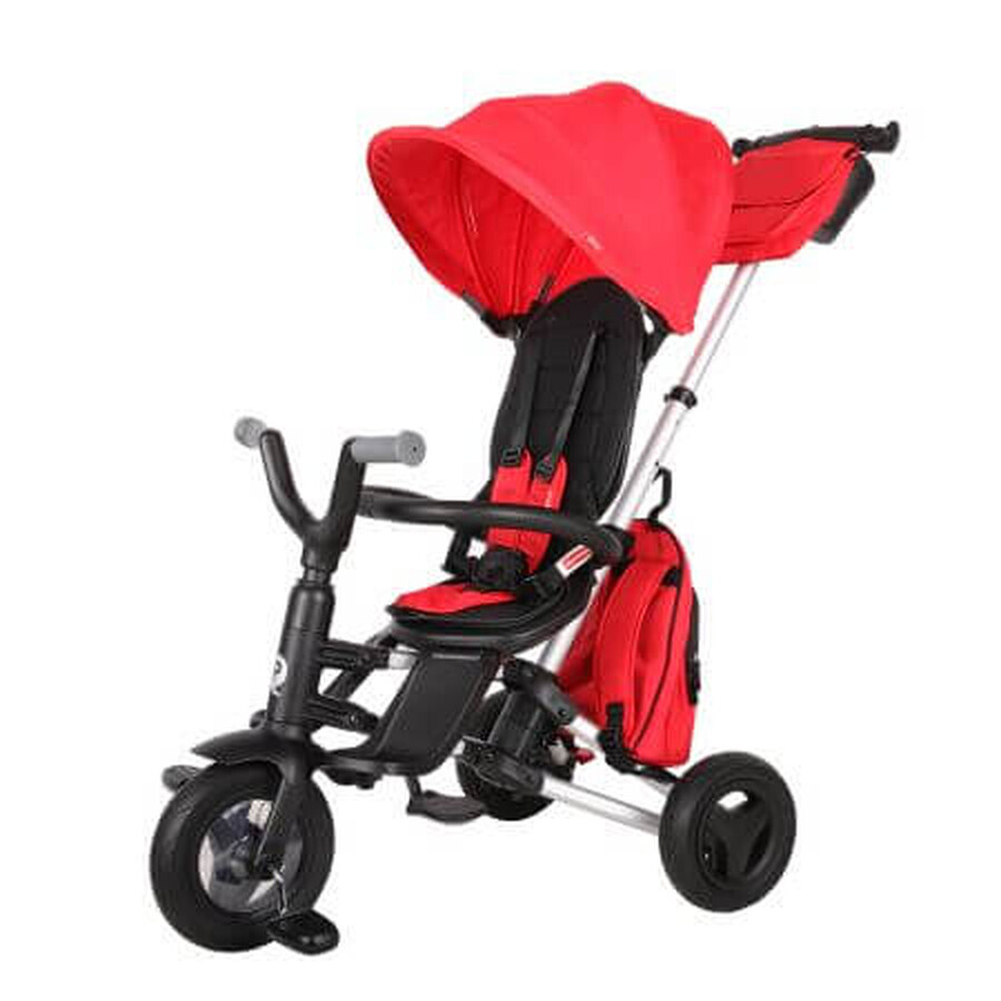 Triciclo per bambini ultra pieghevole Nova Rubber, rosso, Qplay