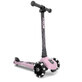 Highwaykick 3 verstelbare en opvouwbare kinderstep met verlichte wielen, 3 - 6 jaar, Rose, Scoot &amp;amp; Ride