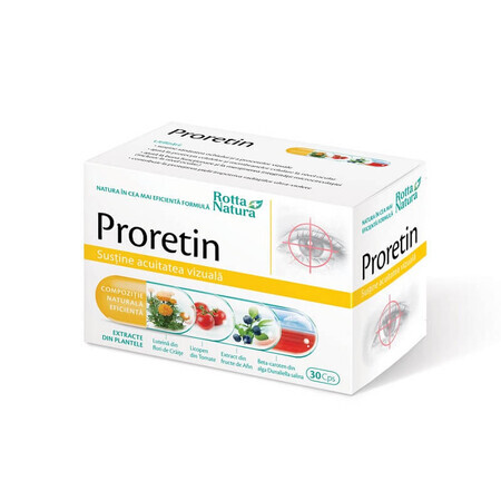 Proretin voor gezichtsscherpte, 30 capsules, Rotta Natura