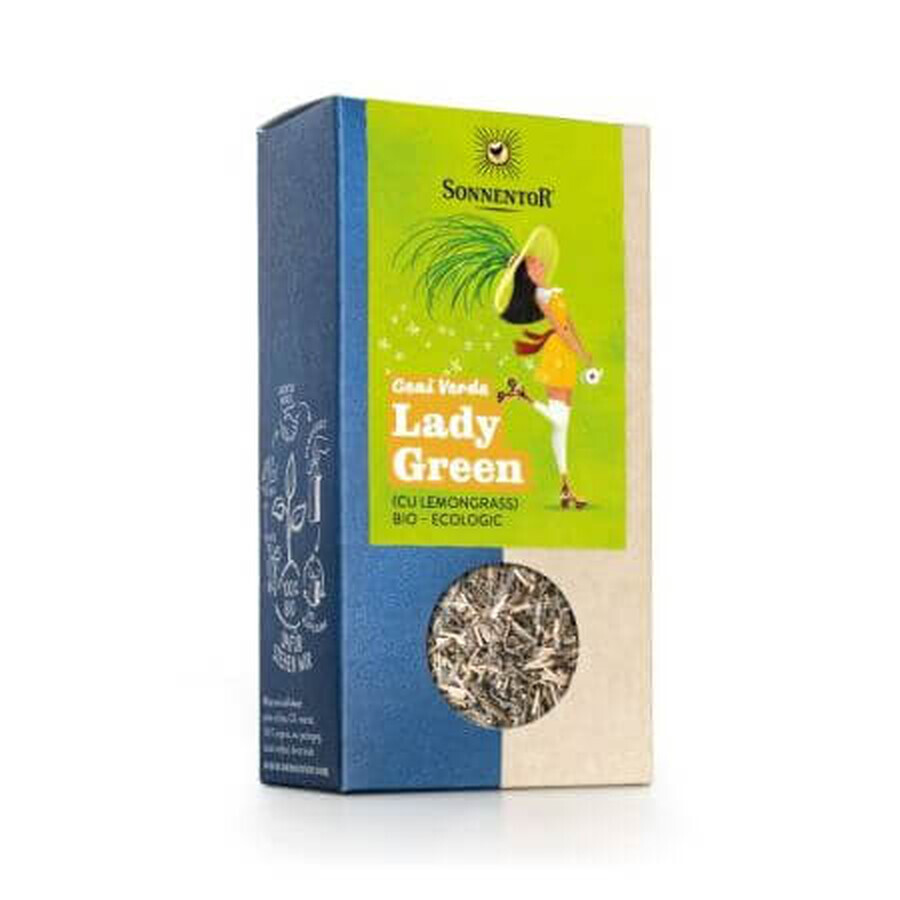 Bio Grüner Tee mit Zitronengras Lady Green, 90 g, Sonnentor