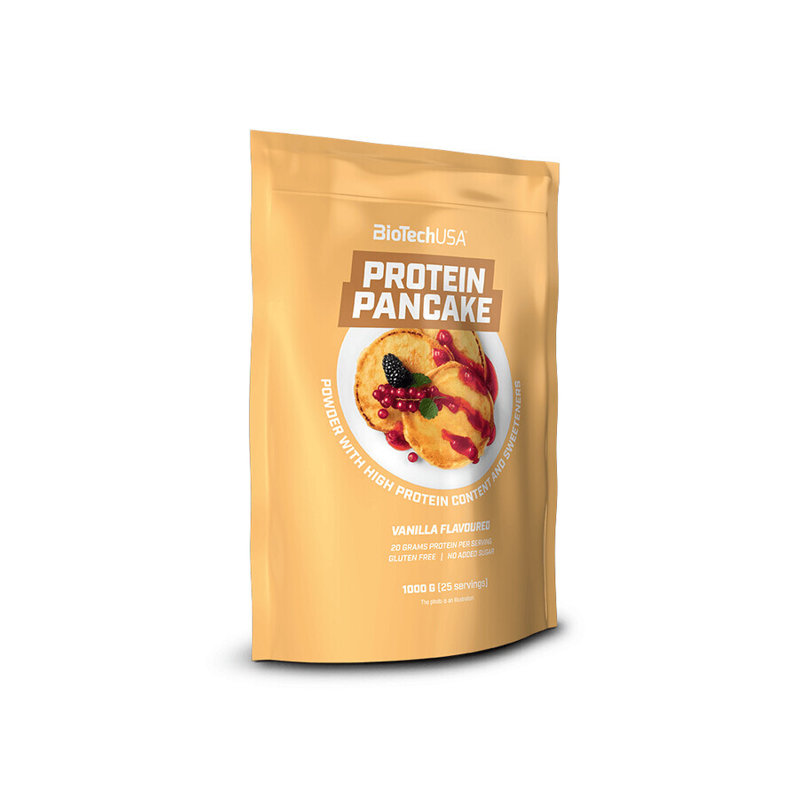 Protein pancake cu aroma de vanilie, 1000 grame, BioTechUSA