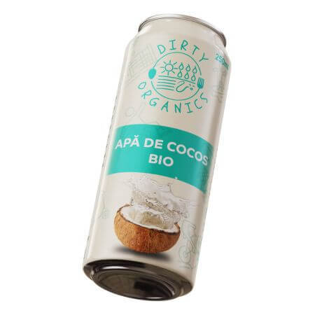 Organic coconut water, 250 ml, Dirty Organics