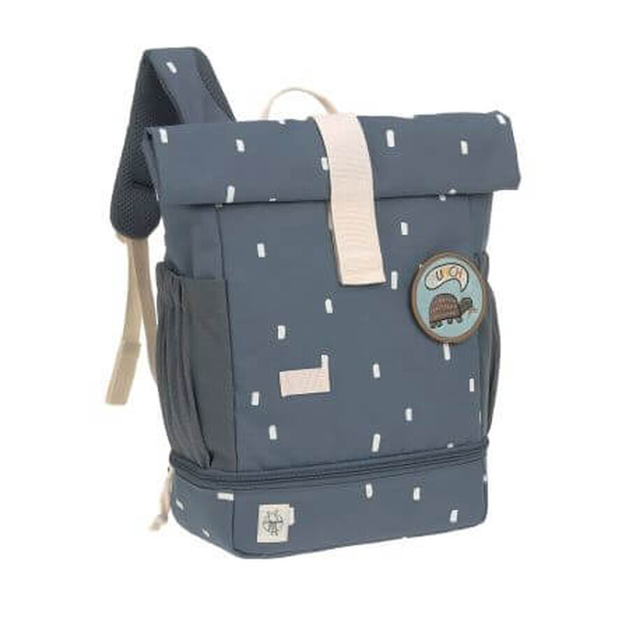 Zaino Mini Rolltop, blu notte, Laessig