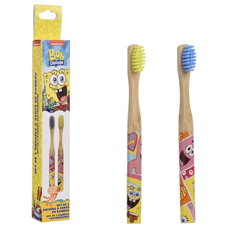 Sponge Bob tandenborstelset, 2 stuks, Take Kare