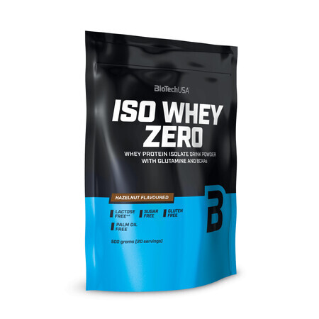 Iso Whey Zero BioTech USA, Hazelnut, 500 g