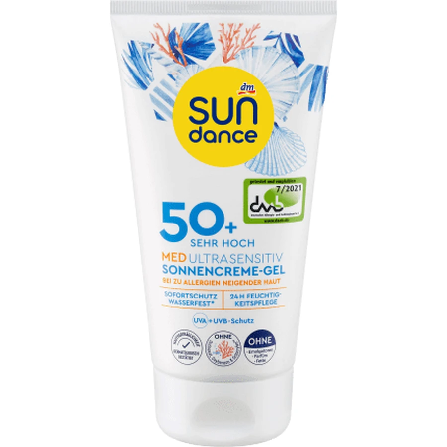 Sundance Zonnebescherming Gel Crème SPF50+, 150 ml