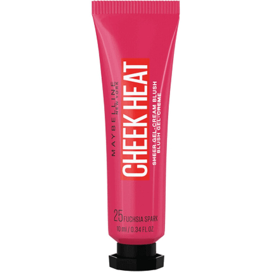 Maybelline New York Cheek Heat Blush 25 Fuchsia Spark, 10 ml