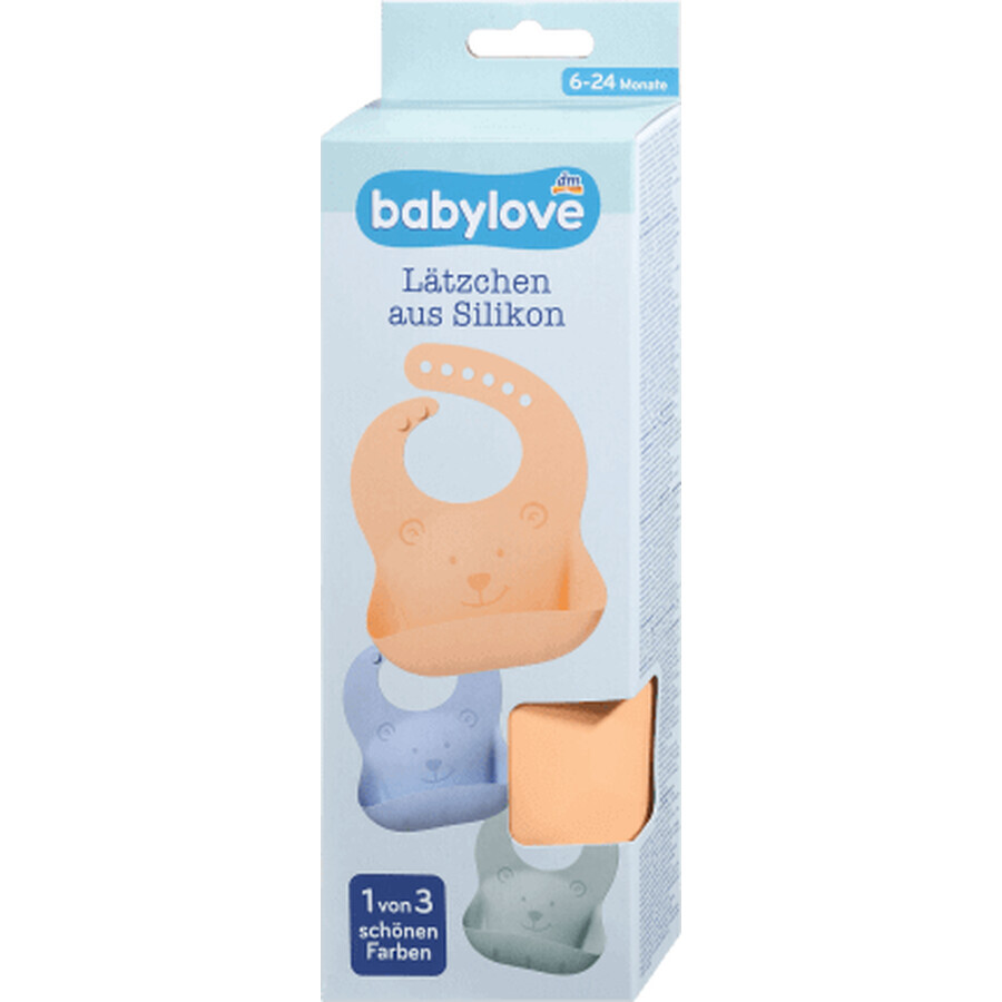 Babylove Silikon-Lätzchen, 1 Stück