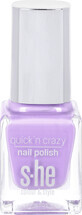 She colour&amp;amp;style Quick&#39;n crazy nagellak 323/815, 7 ml