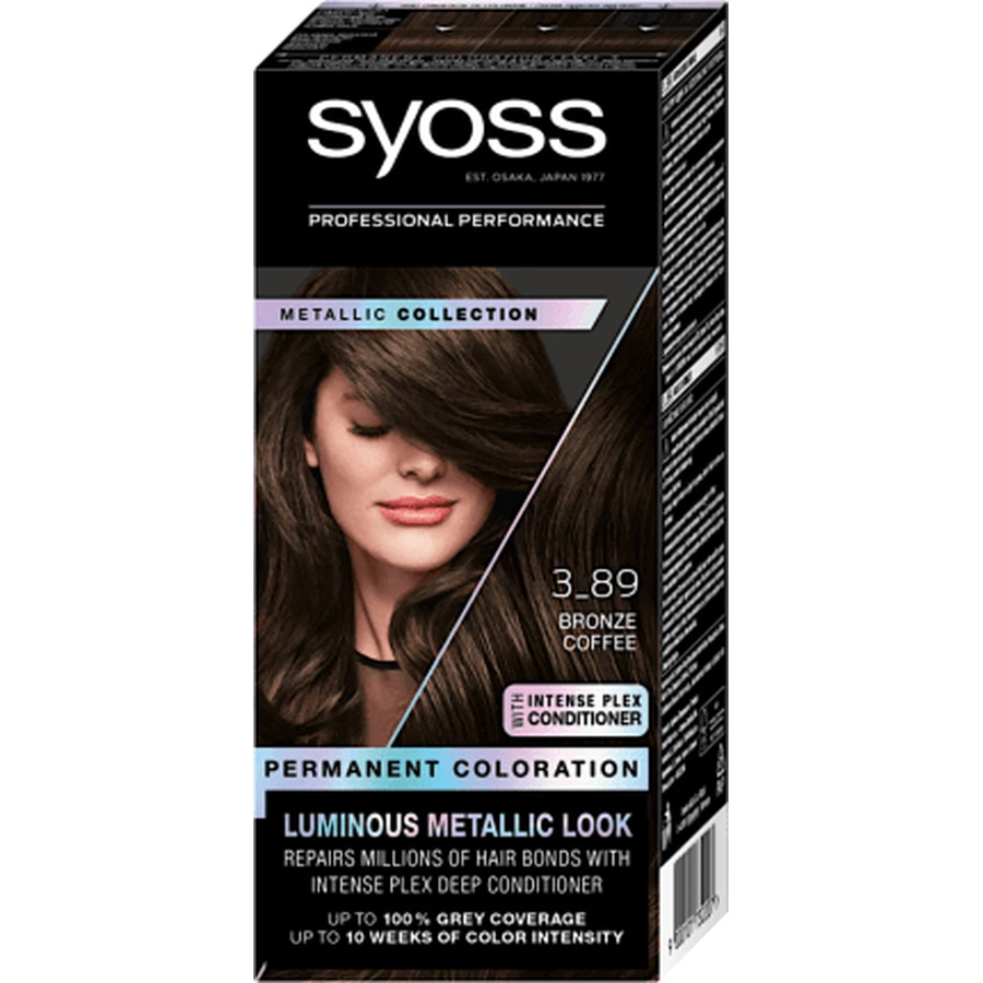 Syoss Colour Trwała farba do włosów 3-89 Brązowa Miedź, 1 szt.: ceny i cechy