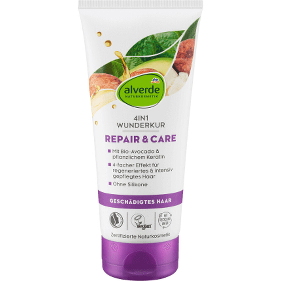 Alverde Naturkosmetik Trattamento Capelli 4 in 1, 200 ml