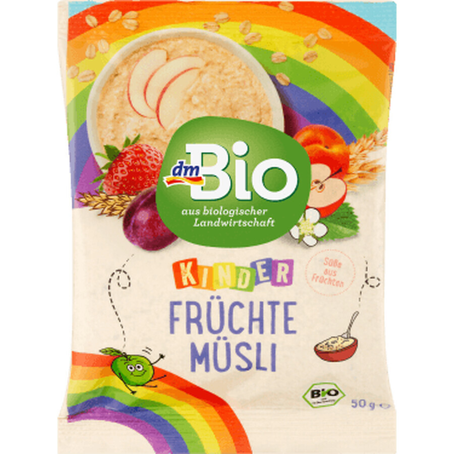 DmBio Musli con frutta per bambini, 50 g