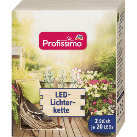 Profissimo LED decoratieve slingers, 2 stuks