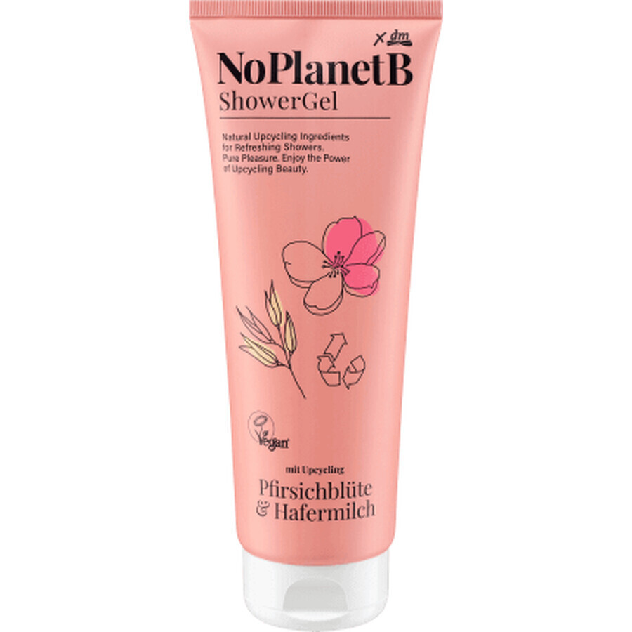 No Planet B Gel douche pêche et lait d'avoine, 250 ml