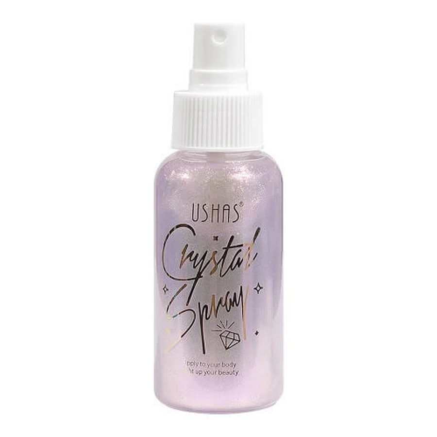 Spray Iluminador Corporal, Ushas, Cristal, 04, 80 ml