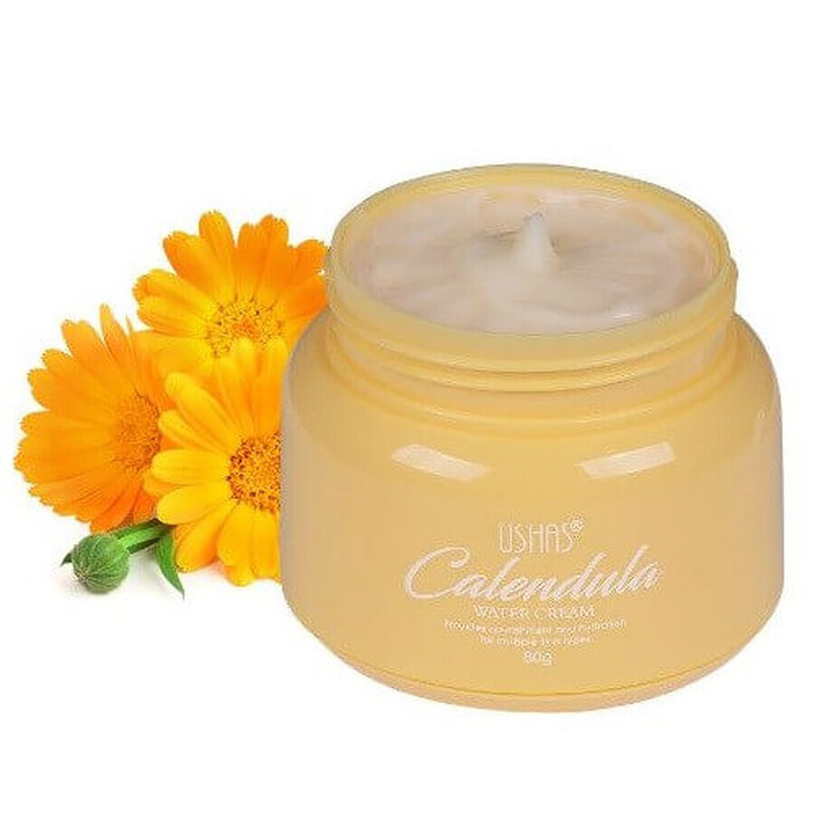 Maschera idratante riparatrice per il viso, Ushas, Calendula, 80 g