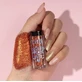 Ombretto in polvere glitterato, Ushas, Always More Glitter, Caramiziu, 06