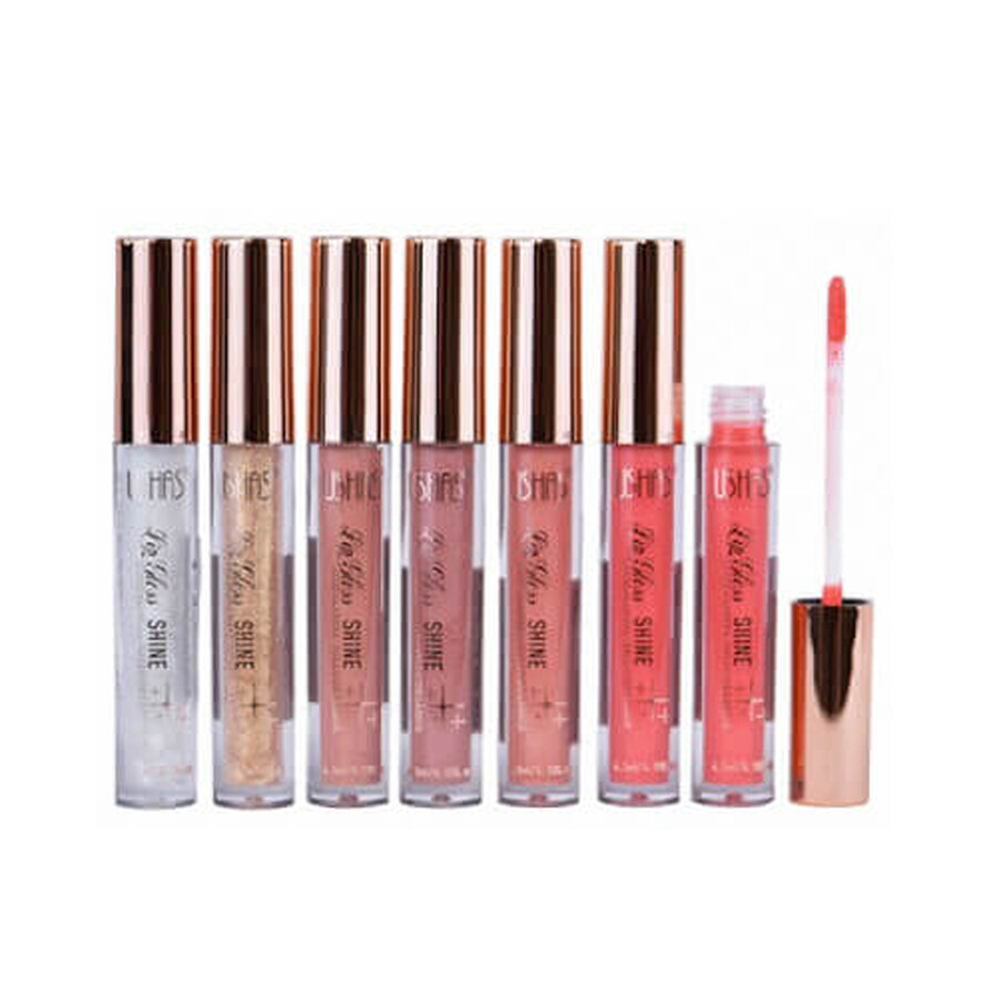 Set di 6 lucidalabbra, Ushas, Shine Lip Gloss, 02