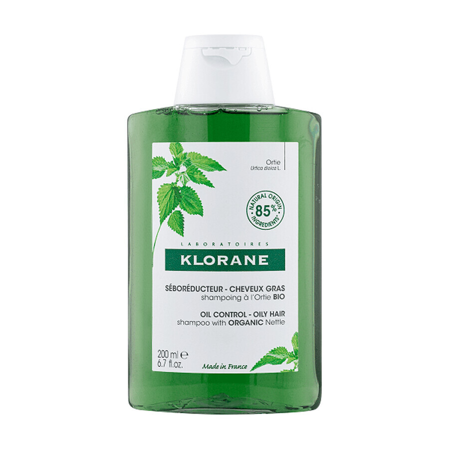 Biologische brandnetel shampoo, 200 ml, Klorane
