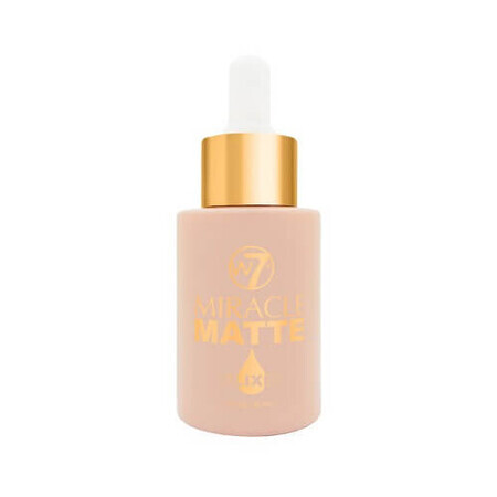 Baza de Machiaj Elixir pentru fata, W7, Miracle Matte Elixir, 30 ml